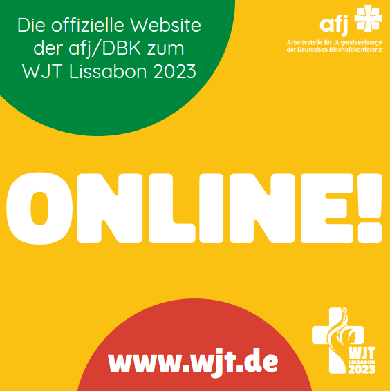 Schriftzug: ONLINE!